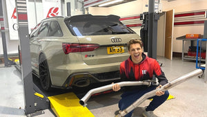 New Audi RS6 sport exhaust developed by Archie Hamilton Racing pt.1