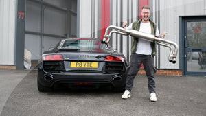 Super Cars of London gets a QuickSilver Sport Exhaust on his Audi R8 V10