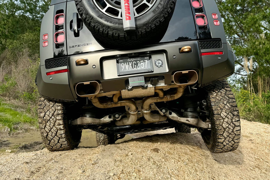Land Rover Defender OCTA 110 P635 - Sound Wave 3D Printed Tail-Pipes (2025 on)