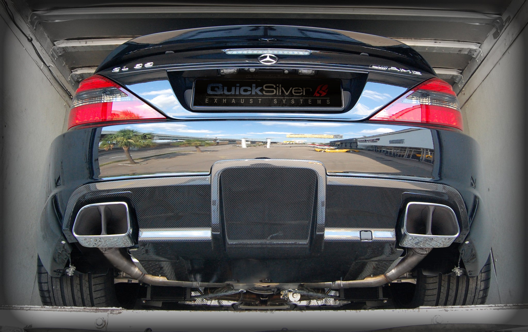 Sl65 Rear Mercedes SL65 AMG Black Series R230 - QuickSilver Sound Architects